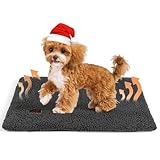 Mora Pets Selbstheizende Katzendecke Selbstwärmend Decke Katze, Heizdecke für Katze & Hunde Ohne Strom, Wärmedecke Angenehm Geräuschlos, Katzen Decke Flauschig & Rutschfester, 74 x 48cm