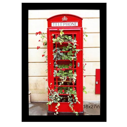 SESEAT 18x27 Picture Frame Black Poster Frames for Wall Hanging 18 x 27 Large Frames with Acrylic Protection 1 Pack