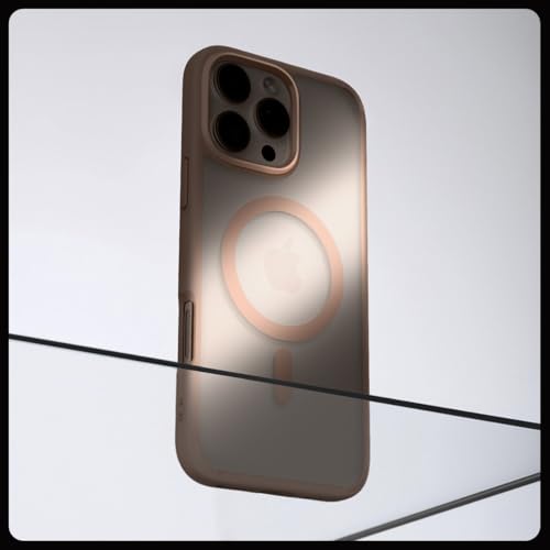 Image of Spigen for iPhone 16 Pro Case, Ultra Hybrid MagFit [Anti-Yellowing] [Compatible with Magsafe] - Frost Rose Titanium