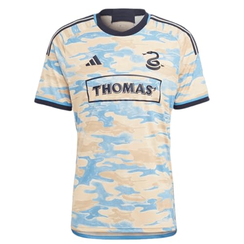 Maillot adidas Philadelphia Union 23/24 haut de gamme avec reliefs peau de serpent exclusifs