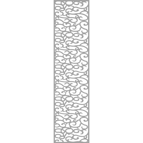 Image of 15 3 /8 inchW x 63 3 /8 inchH x 3 /8 inchT Walker Decorative Fretwork Wall Panels in Architectural Grade PVC