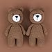 Muñeca de ganchillo Oso Dormir Juguete para Bebé Primero Relleno Animal Amigo Dormir Recién Nacido Foto Apoyo Oso Crochet para Bebé Juguete de peluche Animal Imagen de Muñeca de ganchillo Oso Dormir Juguete para Bebé Primero Relleno Animal Amigo Dormir Recién Nacido Foto Apoyo Oso Crochet para Bebé Juguete de peluche Animal