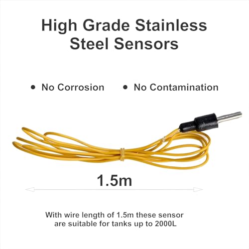 Image of Imagine Technologies Stainless Steel Sensors for Water Level Controller or Water Level Indicator 1.5 M Long (Set of 5)