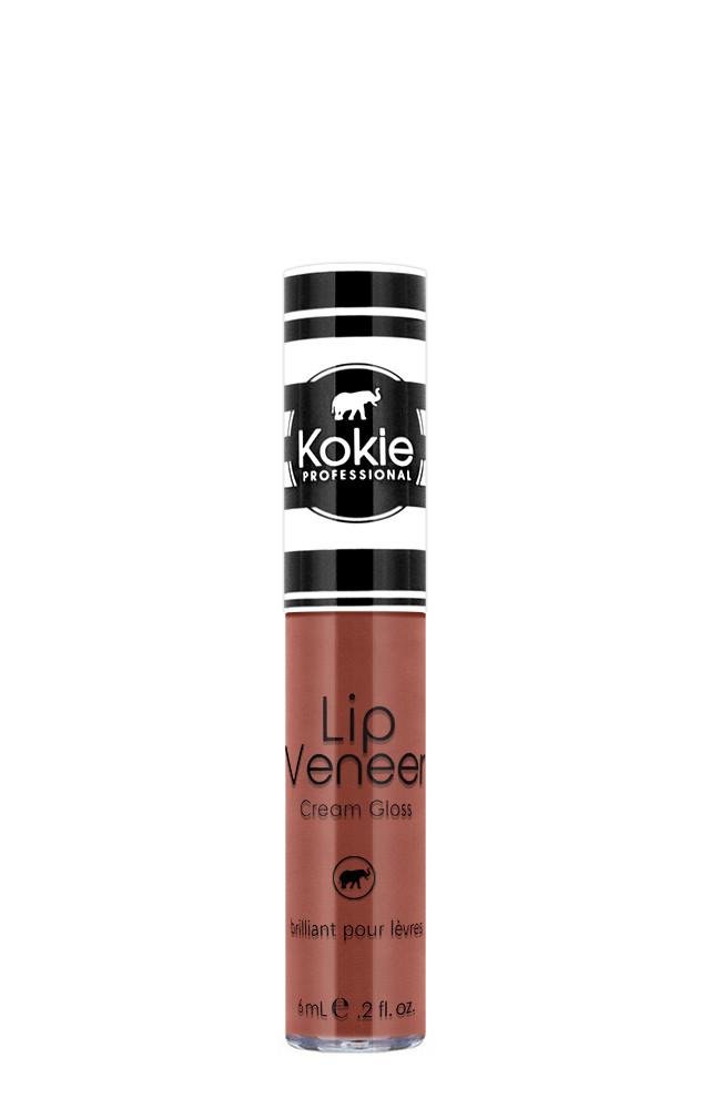 KokieCosmetics Lip Veneer Cream Lip Gloss, Unspoken, 0.2 Fluid Ounce