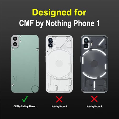 Image of amazon basics Back Case Cover for CMF by Nothing Phone 1 | Compatible for CMF by Nothing Phone 1 Back Cover | Liquid Silicon Magic Case with Camera Protection | Black