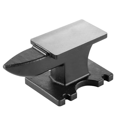 Zevemomo Cast Iron Anvil, 22 Lbs Single Horn Anvil, Anvils for Blacksmithing with 6.7