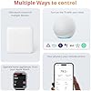 SwitchBot Smart Electric Motorized Blinds Kit with Hub Mini Matter-2.4G WiFi Remote Control, Solar Powered, Compatible with Alexa, Google Home and Siri, Light Sensing Control, Unlimited Group Control