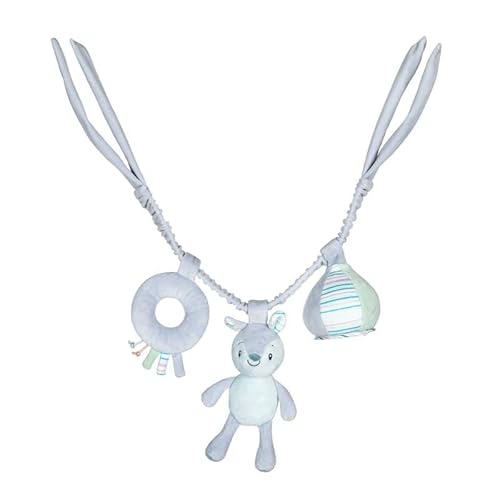 Petite&Mars Kinderwagenkette | Kinderwagenkette Spielzeug zum flexiblen Aufhängen an Kinderwagen, Babyschale, Bettchen, Wiege, Spielbogen für Babys und Kleinkinder (Boby) Cover