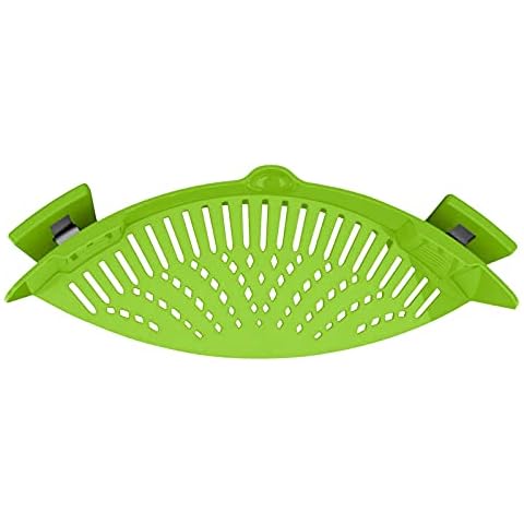 ACRISHAGN Silicone Clip-on Strainer Colander Cover