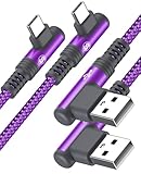 sweguard iPhone 17 Charger USB to Type C Cable 90 Degree [2-Pack,3.3FT] Fast Charging Cord for iPhone 17 16 15 Pro Max Plus Galaxy S26 S25 S24 S23 S22 S21 S20 A55 A54 A15 Note 20 10 Flip LG Pixel Moto
