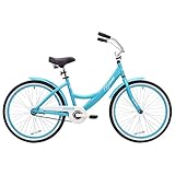 Kent Shogun Belmar Girls 24 in. D Cruiser Bicycle Sky Blue/White