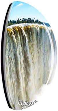Victoria Falls Livingstone Zambia Fridge Magnet 3D Crystal Glass Tourist City Travel Souvenir Collection Gift Strong Refrigerator Sticker image 5