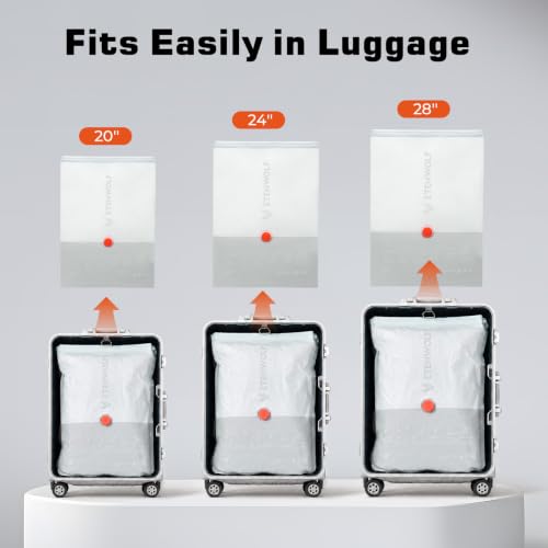 Image of TENWOLF 10 Combo Vacuum Storage Bags for Travel with Wireless Pump