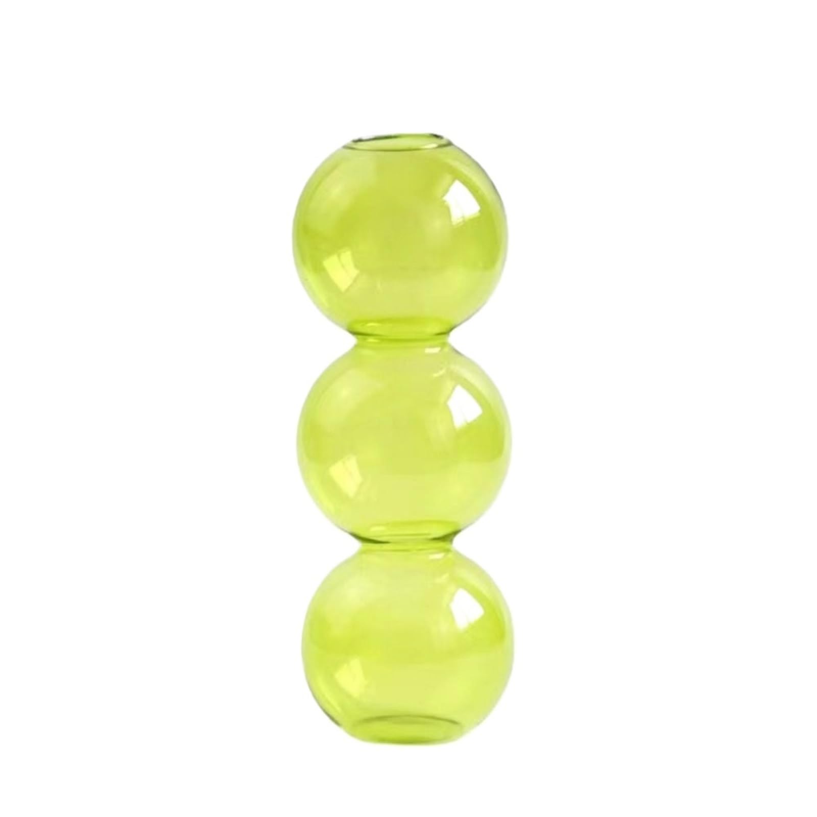 2Pcs Glass Vase Simple Creative Hydroponic Flower Pot Funny Modern Spherical For Home