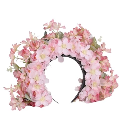 Bandeau floral soie double face multicolore accessoire cheveux réversible