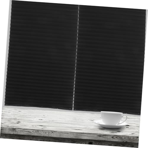 Persianas plisadas opacas autoadhesivas para ventanas sin taladro que evitan el calor 5