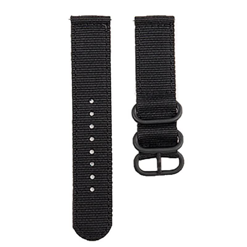 Bracelet toile nylon 20mm pour montre Garmin Vivoactive 3 et Forerunner