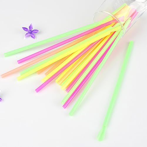 50 pitillos cucharita desechables multicolor 20 cm miniatura 5