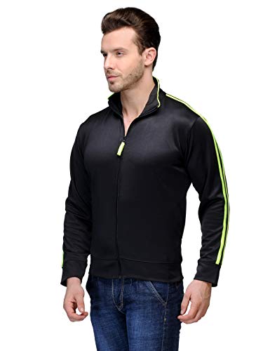 Image of Scott International Men's Polyester Standard Dryfit Jacket Wrinkle Free (Stripes)