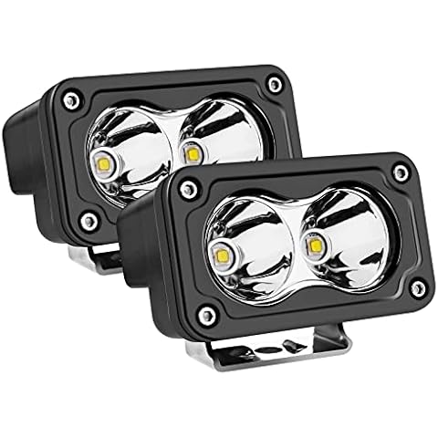 YCHOW-TECH 2PCS 3Inch Motorcycle Led Pods 40W 4000LM CREE Driving Light Super Spotlight Offroad Fog Light Auxiliary Light LED Chase Light Ditch Light LED Work Light Cube for Truck UTV SUV ATV Tractor Cover