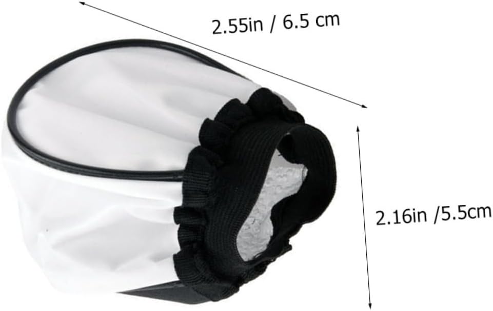 POPETPOP Camera Softbox Diffuser for Photography Portable Fill-Light Lampshade Cover Lightweight Reflective Material for DSLR and External Flash for Studio and Outdoor Use