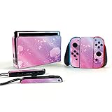 MightySkins Glossy Glitter Skin Compatible with Nintendo Switch OLED - Pink Diamond | Protective, Durable High-Gloss Glitter Finish | Easy to Apply and Change Styles | Made in The USA