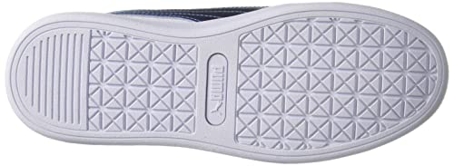 Image of Puma Girls Vikky v3 Bioluminescence Jr Puma White-Puma Silver Sneaker - 4 UK (38761302)