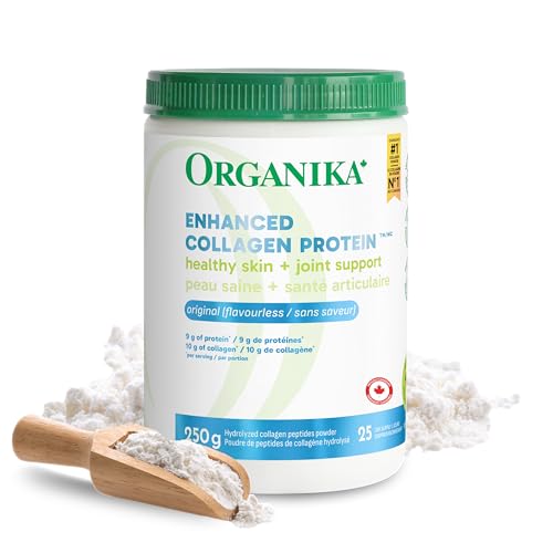 Organika Canadian-Made Enhanced Collagen Powder -...