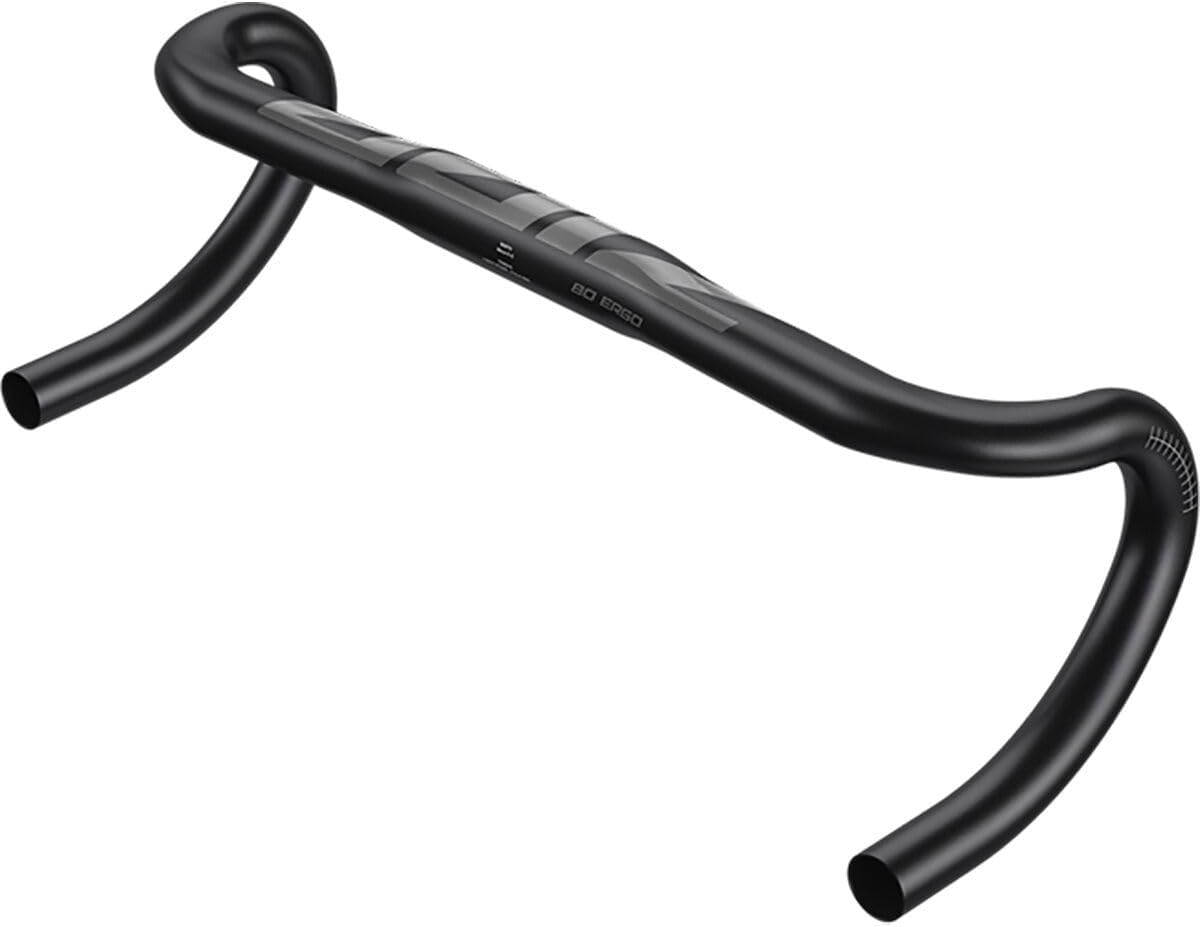 Service Course SL80 Ergo Drop Handlebar 31.8mm Aluminum, 42cm Matte Black with Anatomic Drop Shape, Short Reach, 3 Backsweep, Di2 RS910 Compatibility, Internal Cable Routing, Flattop Design, Ligh