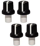 4 botónes para potenciómetro Ø6x4,6mm en D Ø16x14,4mm.