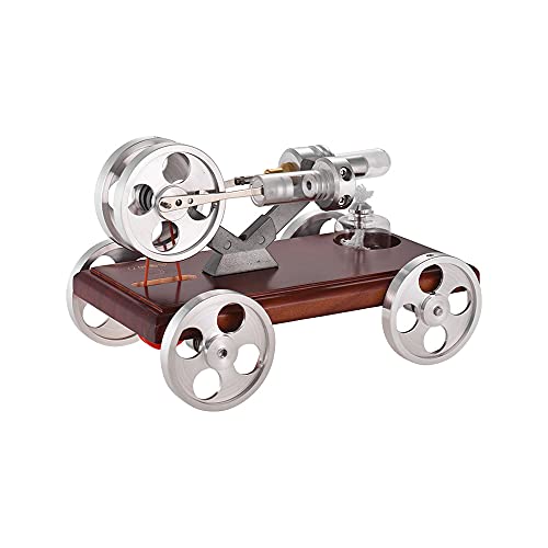 yeacher Hot Air Stirling Motor Modelo Carro Experimento Motor Brinquedo Educativo
