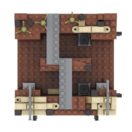 Image of WW2 Charge Point Military Building Block Set (221 Pieces) Suitable for Military Action Mini-Figures Combat Scenarios