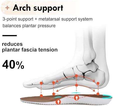 JACKSHIBO Women's Ribbon Lace-Up Fashion Sneakers Arch Support Gum Sole Tennis Walking Shoes with Memory Foam - Image 4