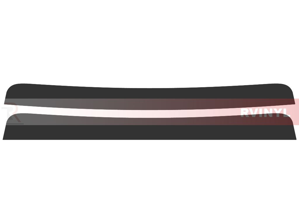 Rvinyl Window Tint Kit Compatible with Hummer H2 2003-2009 - Windshield Strip Visor - 20%