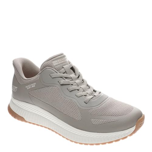 Skechers Bobs Squad 4 Staple Look, Zapatillas Mujer, Taupe, 39.5 EU