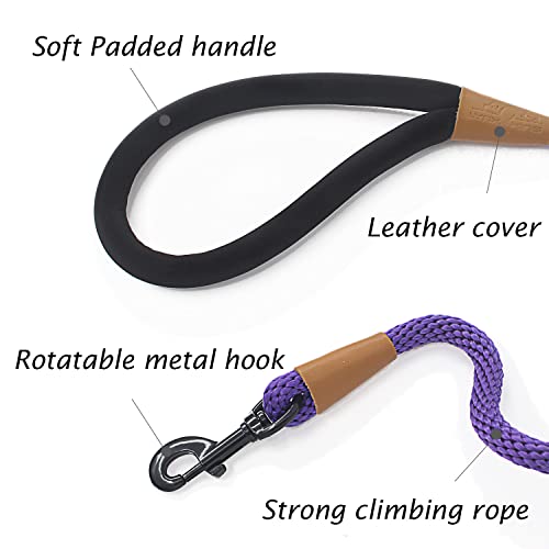 Lynxking Dog Leash Braided Dog Rope Pet Leash 4 Ft X 1/2 Inches Dog Traction Rope Leashes Dog Walking Lead For Medium Large Dogs #TOP1