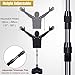 LXLZYXSF Defensive Mannequin for Shooting Dribbling Drills, Basketball Practice Dummy with Adjustable Arms & Water Injection Base & Telescopic Pole, Kids Adults (Color : Height 130-255cm(51-100in))