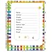 Ceiba Tree Teacher Record Book Grade Attendance Book Gradebook for Teachers Logs and Student Checklists Spiral-Bound Teacher Supplies for Classroom 8.5X11 inch Colorful