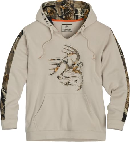 Image of Legendary Whitetails Mens Plaid Camo Pullover Hoodie