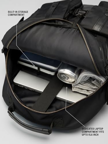 Image of The Souled Store Batman: Gotham Gear Backpack | Heavy Duty Water-Resistant Laptop Bag | Multi-Compartment Travel Rucksack for Men, Women & College Students | Official DC Comics Merchandise