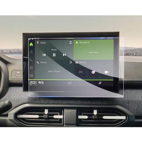 GAFAT Dacia Sandero 3 / Stepway | Jogger 2026 2027 10" Film de Protection d'Écran en Verre, 10" Navigation Protecteur pour Facelift Sandero iii Media Nav Display/Live Accessoires, 9H Anti-rayures