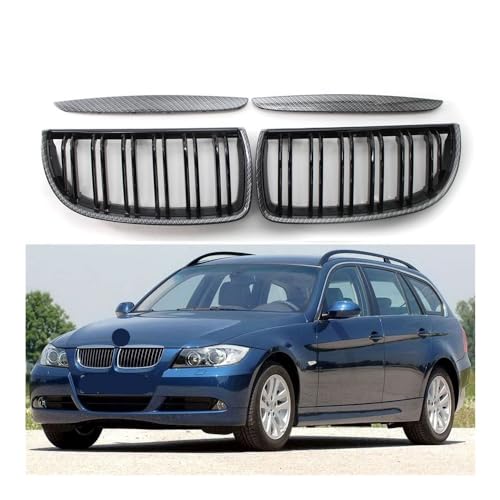 Grille capot avant calandre pour Série 3 E90 E91 protection moteur optimale - 2