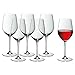 Produktbild WMF Easy Plus Rotwein Weingläser Set 6-teilig, 450ml, Kristallglas, spülmaschinenfest, transparent