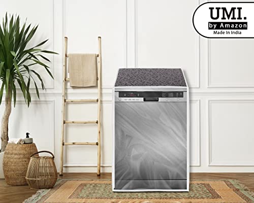 Image of Amazon Brand - Umi. Dishwasher Cover Suitable for Bosch of 12, 13, 14, and 15 Place Setting (63X63X81CMS, Black & Grey)
