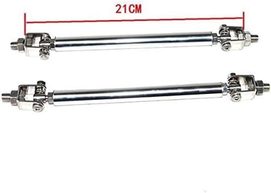 Stainless Steel Adjustable Front Bumper Lip Spoiler Strut Rods 8-2010.6 Inch