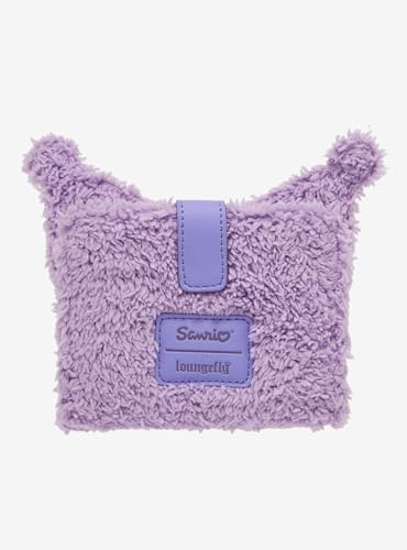 Loungefly Kuromi Pastel Fuzzy Mini Wallet PINK2