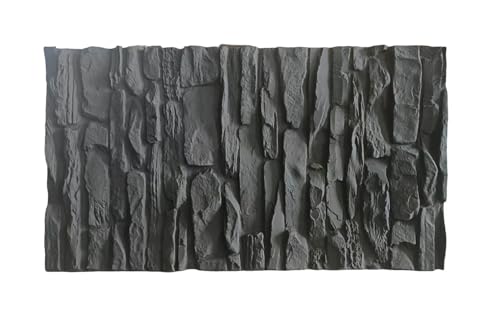 3D Wall Panels, Fantastic Rock Peaks (Black, Sample)