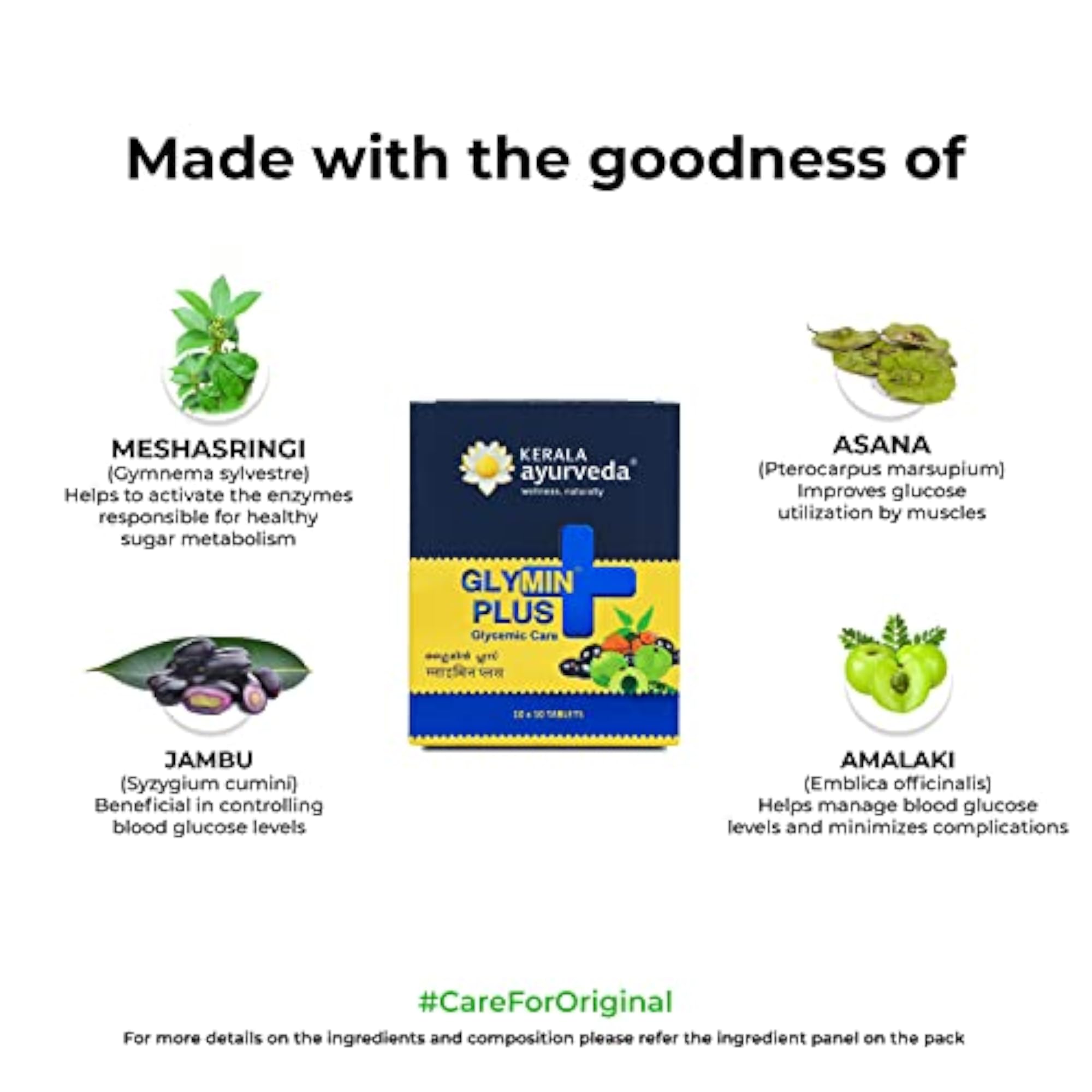 Kerala Ayurveda Glymin Plus Tablets for Blood Sugar Management