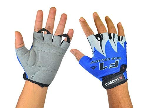Kobo CG-01-Blue-L Weight Lifting Gym Gloves/Cycling Gloves Hand Protector for Fitness Training, Large (B014693FQQ) Amazon Price History, Amazon Price Tracker