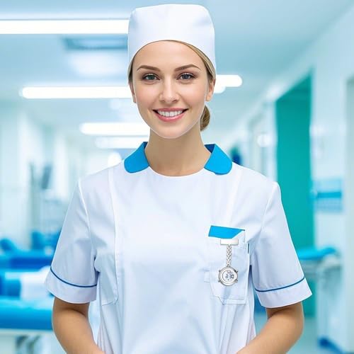 Image of Lancardo Pin on Electronic Watch: HD Digital Display Multi-Function Day Calendar Alarm Stopwatch for Nurses Doctors Hikers Chefs Climbers